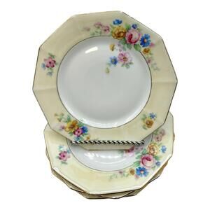Tirschenreuth The Wrexham Set Of 4 Bread Plates- 6 Inches